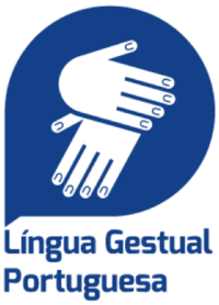 Símbolo Língua Gestual Portuguesa