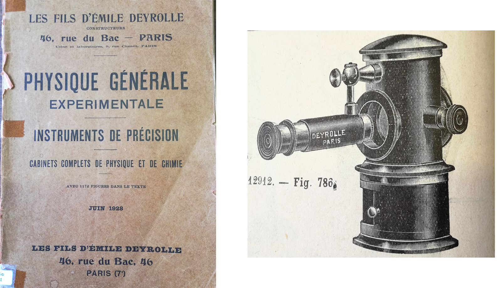 Physique Générale Expérimentale: instruments de précision: les fils d'Émile Deyrolle. 1928