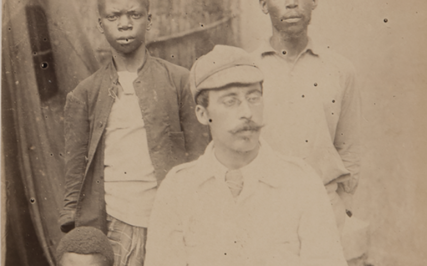 Freire d’Andrade e chefes dos carregadores em Inhambane. 